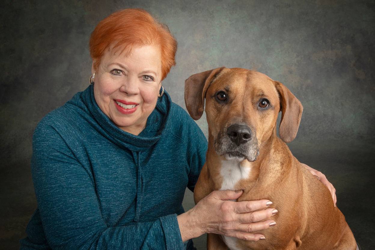 Linda Forman and their dog